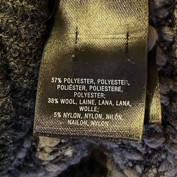 ANTHROPOLOGIE MOTH Crew Neck Pullover Sweater Charcoal Gray Women’s Size Medium - Picture 5 of 5